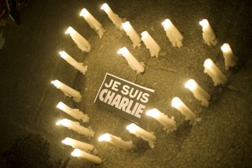 Marseille Tribute to Charlie Hebdo